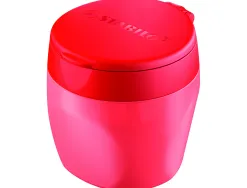 Taille-crayon stabilo reservoir woody 3 in 1 coloris rouge