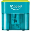 Taille-crayons maped lectrique a pile 1 trou diametre 6 a 8mm avec reservoir bicolore