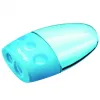 Taille-crayons wonday bobsy plastique 2 usages reserve coloris assortis