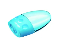 Taille-crayons wonday bobsy plastique 2 usages reserve coloris assortis