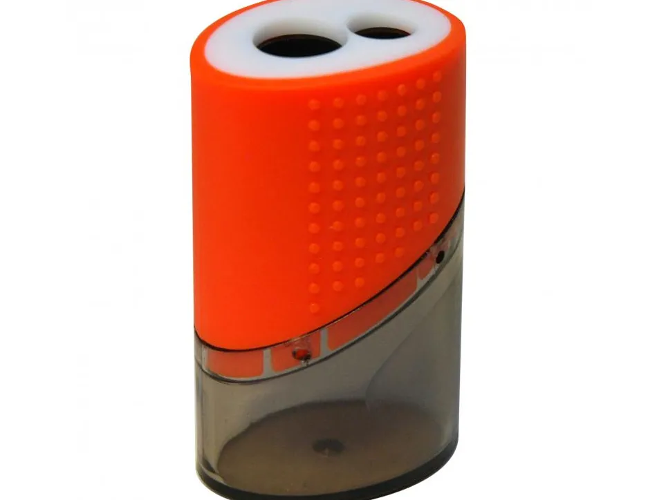 Taille-crayons wonday plastique 2 usages reserve coloris assortis
