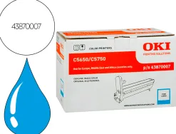 Tambour oki c5650 couleur cyan 20000 pag
