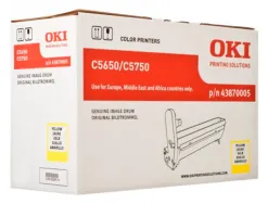 Tambour oki c5650 couleur jaune 20000 pag
