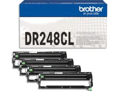 Tambours brother dr-248 noir / cyan / magenta / jaune pack 4