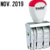 Tampon dateur trodat 1010 encrage séparé changement par molette date 4mm utilisation avec tampon encreur