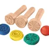Tampon pate a modeler jovi plastilina baby bois modeles assortis kit scolaire 12 unites