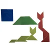 Tangrams wissner tangrams magnetiques grand format 20 cm a x 7 pieces de coloris assortis