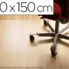 Tapis anti-dérapant paperflow pet sols en moquette 120x150cm transparent
