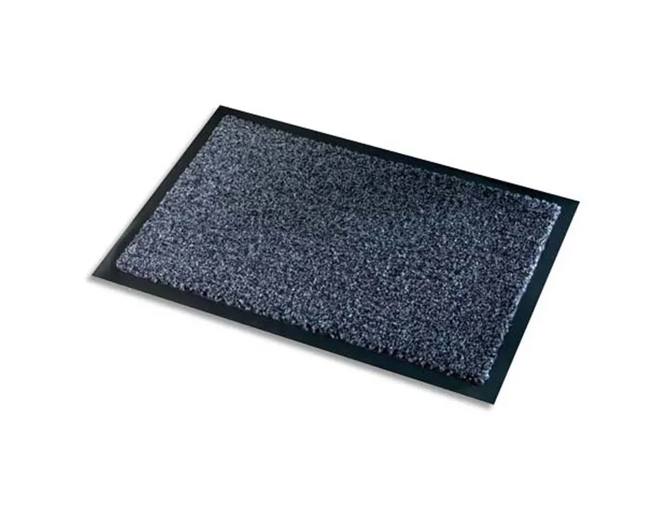 Tapis anti-poussière paperflow polyamide premium 90x150cm aspect velour coloris gris