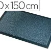 Tapis anti-poussière paperflow polypropylène super budget 90x150cm aspect velour coloris gris