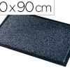 Tapis anti-poussière paperflow polyamide premium 60x90cm aspect velour coloris gris