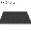 Tapis anti-salissures trafic intense fibres dures grattantes absorbantes semelle pvc 120x180cm coloris gris