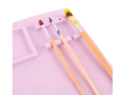 Tapis apli silicone anti-adhesif & anti-derapant coloris lilas