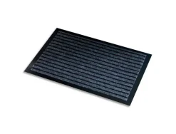 Tapis d accueil paperflow interieur en pp gris 90 x 150 cm epaisseur 8 mm