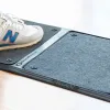 Tapis desinfectant q-connect 2 en 1 pvc antiderapant deux zones separees desinfection/sechage 80x40cm