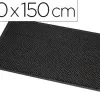 Tapis paperflow absorbant microfibre et polypropylène 90x150cm coloris anthracite