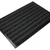 Tapis sol q-connect premium pour interieur antiderapant fibre polypropylene et feutre 60x40cm coloris gris