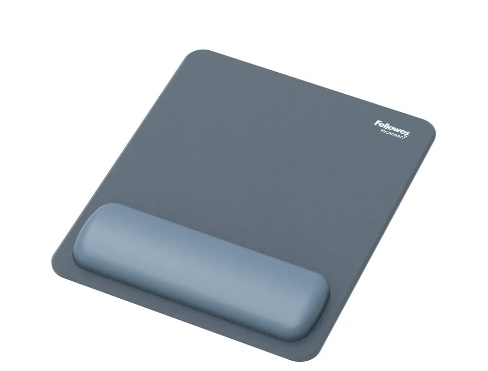 Tapis souris fellowes breyta repose-poignets coloris bleu marine