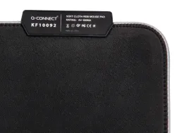 Tapis souris q-connect gaming lumiere led connection usb 350x250x3mm coloris noir