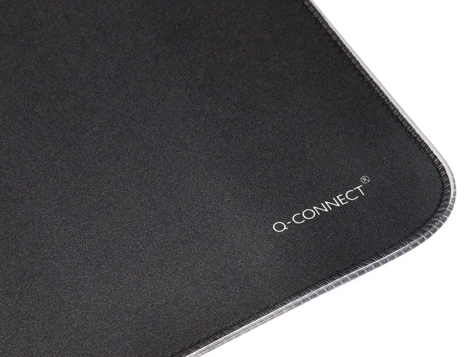 Tapis souris q-connect gaming xxl lumiere led connection usb 800x300x4mm coloris noir