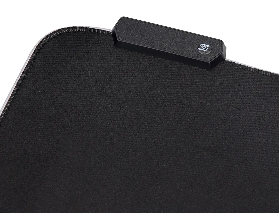 Tapis souris q-connect gaming xxl lumiere led connection usb 800x300x4mm coloris noir