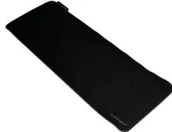 Tapis souris q-connect gaming xxl lumiere led connection usb 800x300x4mm coloris noir