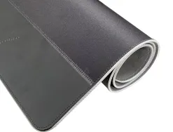 Tapis souris q-connect gaming chargeur sans fil et lumiere rvb 800x300x4mm coloris noir