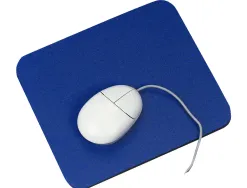 Tapis souris q-connect standard antidérapant coloris bleu