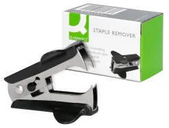 Ôte-agrafe q-connect plastique métal agrafes standard coloris noir