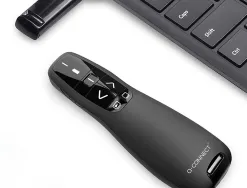 Telecommande q-connect pour presentations avec 5 boutons laser jusque 20 mt micro recepteur usb