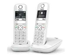 Telephone gigaset sans fil duo as690a blanc