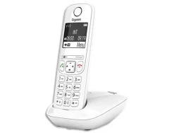 Telephone sans fil gigaset modèle as690 solo sans repondeur coloris blanc
