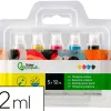 Tempera liderpapel en tube aluminium de 12 ml etui de 5 tubes couleurs primaires