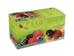 The puro bio fairtrade forest fruit sachet 1,5g boite 25 unites