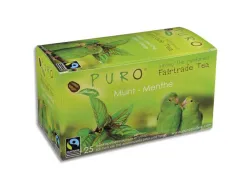The puro bio fairtrade menthe verte sachet 1,5g boite 25 unites