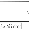 Étiquette à fil apli agipa 36x53mm cartonnette blanche fil blanc coton paquet 100 unités