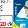 Étiquette adhésive apli agipa 80x45mm multiusage étui a5 96u