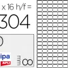Étiquette adhésive apli agipa multi-usage 8x20mm laser jet d'encre formats paramétrés étui a5 2304 unités