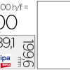 Étiquette adhésive apli agipa multi-usage 199.6x289.1mm toute imprimante coins arrondis boîte 100 unités