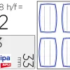 Étiquette adhésive apli agipa écolier 33x53mm pochette 32 unités