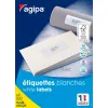 Étiquette adhésive apli agipa multi-usage 210x99mm toute imprimante boîte 300 unités