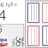 Étiquette adhésive apli agipa écolier 36x56mm pochette 24 unités