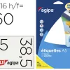 Étiquette adhésive apli agipa multi-usage 38.5x65mm laser jet d'encre formats paramétrés étui a5 160 unités