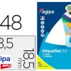 Étiquette adhésive apli agipa multi-usage 48.5x18.5mm laser jet d'encre formats paramétrés étui a5 448 unités