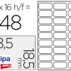 Étiquette adhésive apli agipa multi-usage 48.5x30mm laser jet d'encre formats paramétrés étui a5 256 unités
