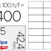 Étiquette adhésive apli agipa multi-usage 105x42.4mm toute imprimante boîte 1400 unités