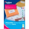 Étiquette adhésive apli agipa imprimante laser copieur 105x42mm boîte 1400 unités