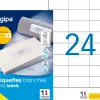 Étiquette adhésive apli agipa multi-usage 70x37mm toute imprimante boîte 2400 unités