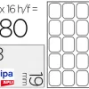 Étiquette adhésive apli agipa multi-usage 19x38mm laser jet d'encre formats paramétrés étui a5 480 unités
