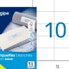 Étiquette adhésive apli agipa multi-usage 105x57mm toute imprimante boîte 1000 unités